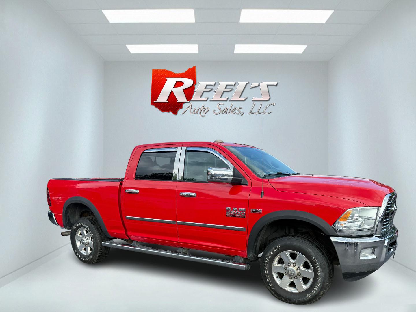 2014 Red /Gray RAM 2500 Big Horn Crew Cab SWB 4WD (3C6UR5DJXEG) with an 6.4L V8 OHV engine, 6-Speed Automatic transmission, located at 547 E. Main St., Orwell, OH, 44076, (440) 437-5893, 41.535435, -80.847855 - Photo#42