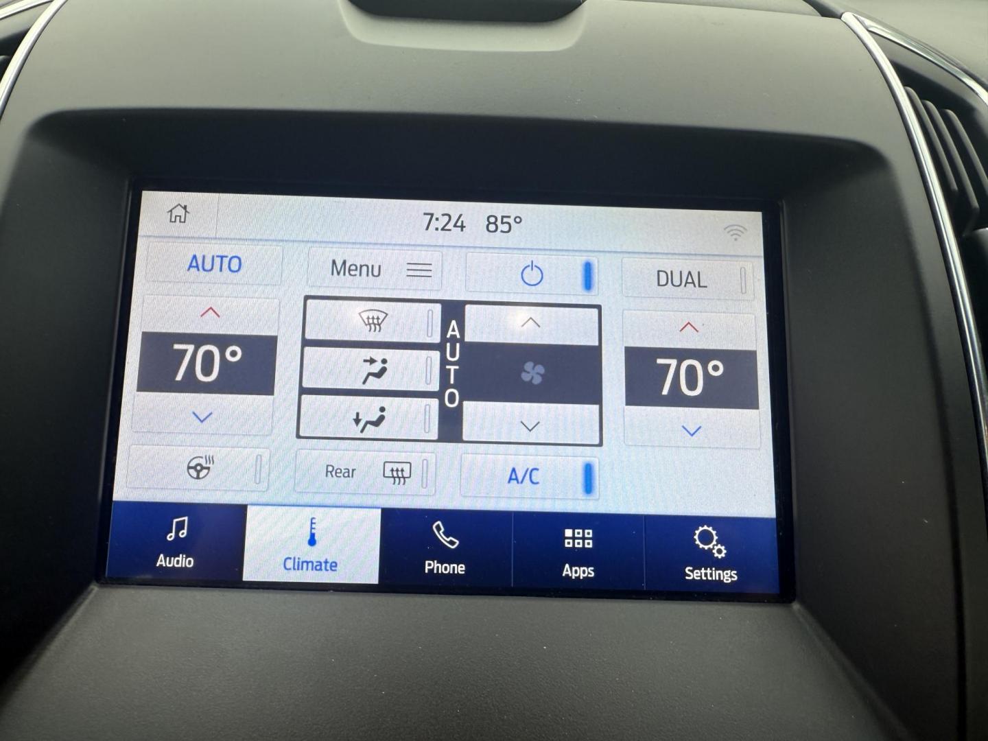 2019 Black /Black Ford Edge ST AWD (2FMPK4AP7KB) with an 2.7L V6 DOCH 24V Twin Turbo engine, 8-Speed Automatic transmission, located at 547 E. Main St., Orwell, OH, 44076, (440) 437-5893, 41.535435, -80.847855 - This 2019 Ford Edge ST AWD is a sporty midsize SUV featuring a 2.7L twin-turbo EcoBoost V6 engine paired with a 8-speed automatic transmission, delivering a robust 0-60 mph time of 5.7 seconds. Inside, it boasts leather and suede heated power front seats, a 12-speaker B&O sound system, an 8-inch tou - Photo#19