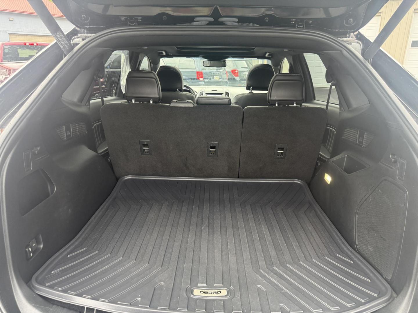 2019 Black /Black Ford Edge ST AWD (2FMPK4AP7KB) with an 2.7L V6 DOCH 24V Twin Turbo engine, 8-Speed Automatic transmission, located at 547 E. Main St., Orwell, OH, 44076, (440) 437-5893, 41.535435, -80.847855 - This 2019 Ford Edge ST AWD is a sporty midsize SUV featuring a 2.7L twin-turbo EcoBoost V6 engine paired with a 8-speed automatic transmission, delivering a robust 0-60 mph time of 5.7 seconds. Inside, it boasts leather and suede heated power front seats, a 12-speaker B&O sound system, an 8-inch tou - Photo#33