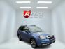 2018 Blue /Gray Subaru Forester 2.5i Premium PZEV CVT (JF2SJAGC3JH) with an 2.5L H4 DOHC 16V engine, Automatic transmission, located at 547 E. Main St., Orwell, OH, 44076, (440) 437-5893, 41.535435, -80.847855 - This well equipped One Owner 2018 Subaru Forester 2.5i Premium features the efficient 2.5-liter H4 engine, Symmetrical AWD with X-Mode, and an impressive 32 MPG highway rating; highlights include EyeSight Driver-Assist, Blind-Spot Monitoring with Rear Cross-Traffic Alert, remote start, heated front - Photo#2