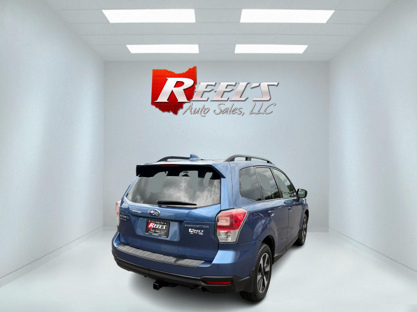 2018 Blue /Gray Subaru Forester 2.5i Premium PZEV CVT (JF2SJAGC3JH) with an 2.5L H4 DOHC 16V engine, Automatic transmission, located at 547 E. Main St., Orwell, OH, 44076, (440) 437-5893, 41.535435, -80.847855 - This well equipped One Owner 2018 Subaru Forester 2.5i Premium features the efficient 2.5-liter H4 engine, Symmetrical AWD with X-Mode, and an impressive 32 MPG highway rating; highlights include EyeSight Driver-Assist, Blind-Spot Monitoring with Rear Cross-Traffic Alert, remote start, heated front - Photo#36