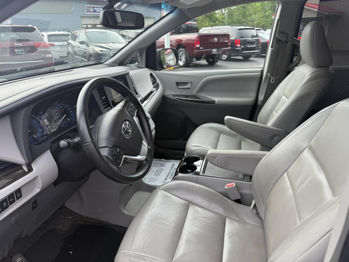 2016 Gray /Gray Toyota Sienna SUV AWD 7-Passenger V6 (5TDDK3DCXGS) with an 3.5L V6 EFI DOHC 24V engine, 6 Speed Auto transmission, located at 547 E. Main St., Orwell, OH, 44076, (440) 437-5893, 41.535435, -80.847855 - This well-appointed 2016 Toyota Sienna XLE AWD boasting the proven 3.5-liter V6 with 6-speed automatic, delivering confident all-weather traction and smooth power for family or cargo runs; upscale touches include leather upholstery, heated front seats, tri-zone automatic climate control, a 7-inch to - Photo#10