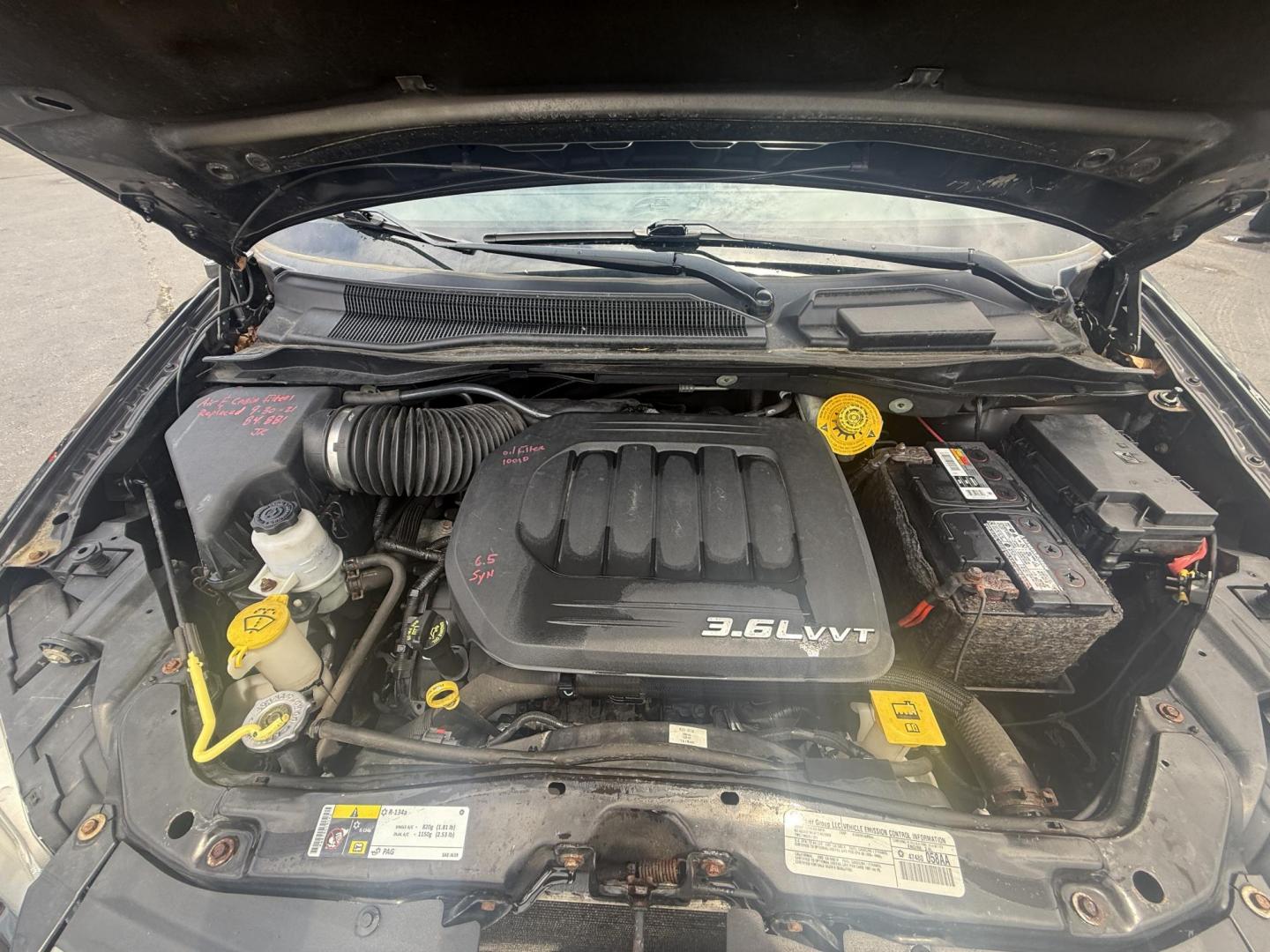 2014 Gray /Black Chrysler Town & Country Touring-L (2C4RC1CG0ER) with an 3.6L V6 DOHC 24V FFV engine, 6-Speed Automatic transmission, located at 547 E. Main St., Orwell, OH, 44076, (440) 437-5893, 41.535435, -80.847855 - This One Owner 2014 Chrysler Town & Country Touring-L powered by the smooth 3.6-liter Pentastar V6 and 6-speed automatic, combining family comfort with refined safety; enjoy leather upholstery, power/heated front seats, heated second-row seats, tri-zone automatic climate control, a rear entertainmen - Photo#14