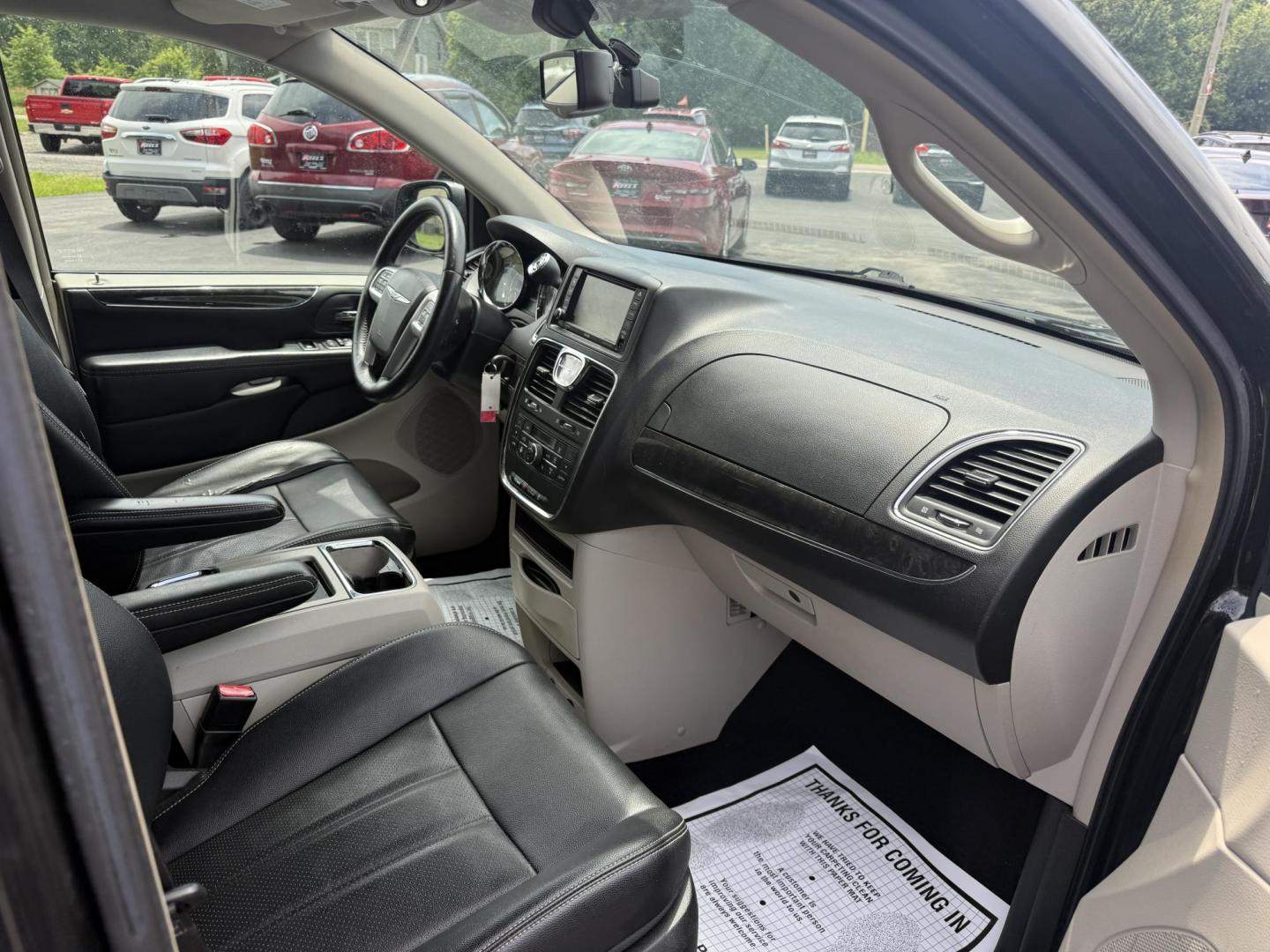 2014 Gray /Black Chrysler Town & Country Touring-L (2C4RC1CG0ER) with an 3.6L V6 DOHC 24V FFV engine, 6-Speed Automatic transmission, located at 547 E. Main St., Orwell, OH, 44076, (440) 437-5893, 41.535435, -80.847855 - This One Owner 2014 Chrysler Town & Country Touring-L powered by the smooth 3.6-liter Pentastar V6 and 6-speed automatic, combining family comfort with refined safety; enjoy leather upholstery, power/heated front seats, heated second-row seats, tri-zone automatic climate control, a rear entertainmen - Photo#39