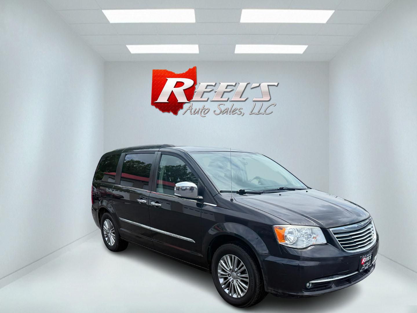 2014 Gray /Black Chrysler Town & Country Touring-L (2C4RC1CG0ER) with an 3.6L V6 DOHC 24V FFV engine, 6-Speed Automatic transmission, located at 547 E. Main St., Orwell, OH, 44076, (440) 437-5893, 41.535435, -80.847855 - This One Owner 2014 Chrysler Town & Country Touring-L powered by the smooth 3.6-liter Pentastar V6 and 6-speed automatic, combining family comfort with refined safety; enjoy leather upholstery, power/heated front seats, heated second-row seats, tri-zone automatic climate control, a rear entertainmen - Photo#2