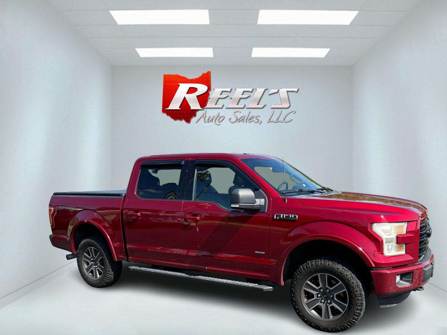 2016 Red /Black Ford F-150 XLT SuperCrew 5.5-ft. Bed 4WD (1FTEW1EP6GF) with an 2.7L V6 DOHC 24V TWIN TURBO engine, 6A transmission, located at 11115 Chardon Rd. , Chardon, OH, 44024, (440) 214-9705, 41.580246, -81.241943 - This 2016 Ford F-150 XLT Crew Cab 4WD is a versatile full-size pickup equipped with a 2.7L twin-turbo EcoBoost V6 engine and 6-speed automatic transmission, delivering strong performance with an impressive 23 MPG highway. This XLT trim offers comfort and convenience features such as power front seat - Photo#37