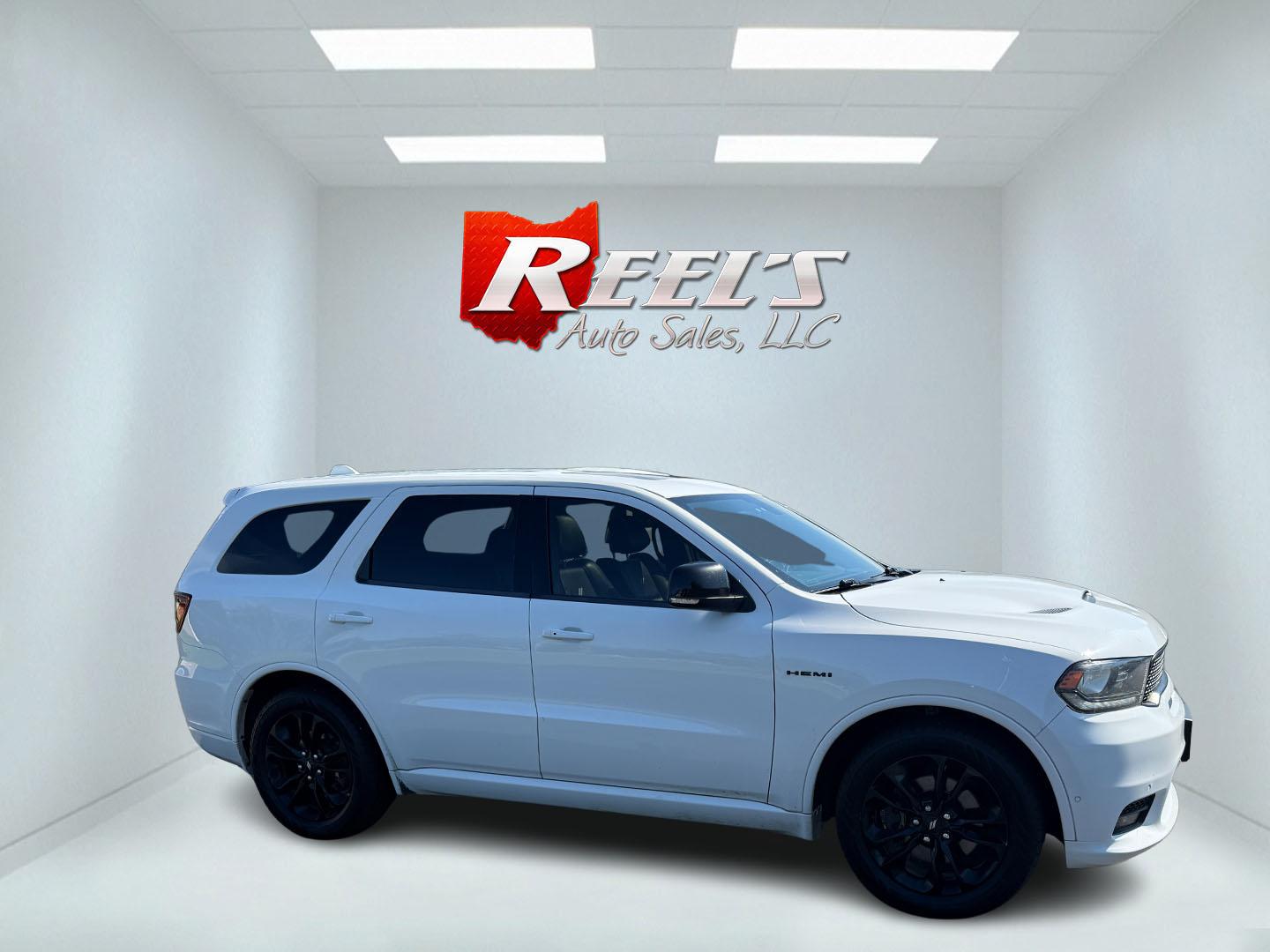 2020 White /Black Dodge Durango R/T AWD (1C4SDJCT4LC) with an 5.7L V8 OHV 16V engine, 8A transmission, located at 11115 Chardon Rd. , Chardon, OH, 44024, (440) 214-9705, 41.580246, -81.241943 - This 2020 Dodge Durango R/T AWD is a powerful and well-equipped three-row SUV featuring a 5.7L HEMI V8 engine with 360 horsepower, paired with an 8-speed automatic transmission and sport suspension for dynamic performance, including a 0-60 mph time of just 6.2 seconds. It offers a robust 7,200-pound - Photo#45