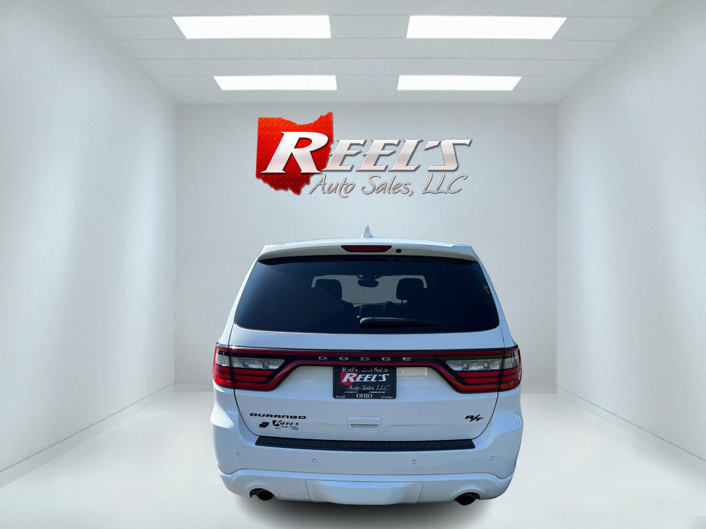 2020 White /Black Dodge Durango R/T AWD (1C4SDJCT4LC) with an 5.7L V8 OHV 16V engine, 8A transmission, located at 11115 Chardon Rd. , Chardon, OH, 44024, (440) 214-9705, 41.580246, -81.241943 - This 2020 Dodge Durango R/T AWD is a powerful and well-equipped three-row SUV featuring a 5.7L HEMI V8 engine with 360 horsepower, paired with an 8-speed automatic transmission and sport suspension for dynamic performance, including a 0-60 mph time of just 6.2 seconds. It offers a robust 7,200-pound - Photo#48