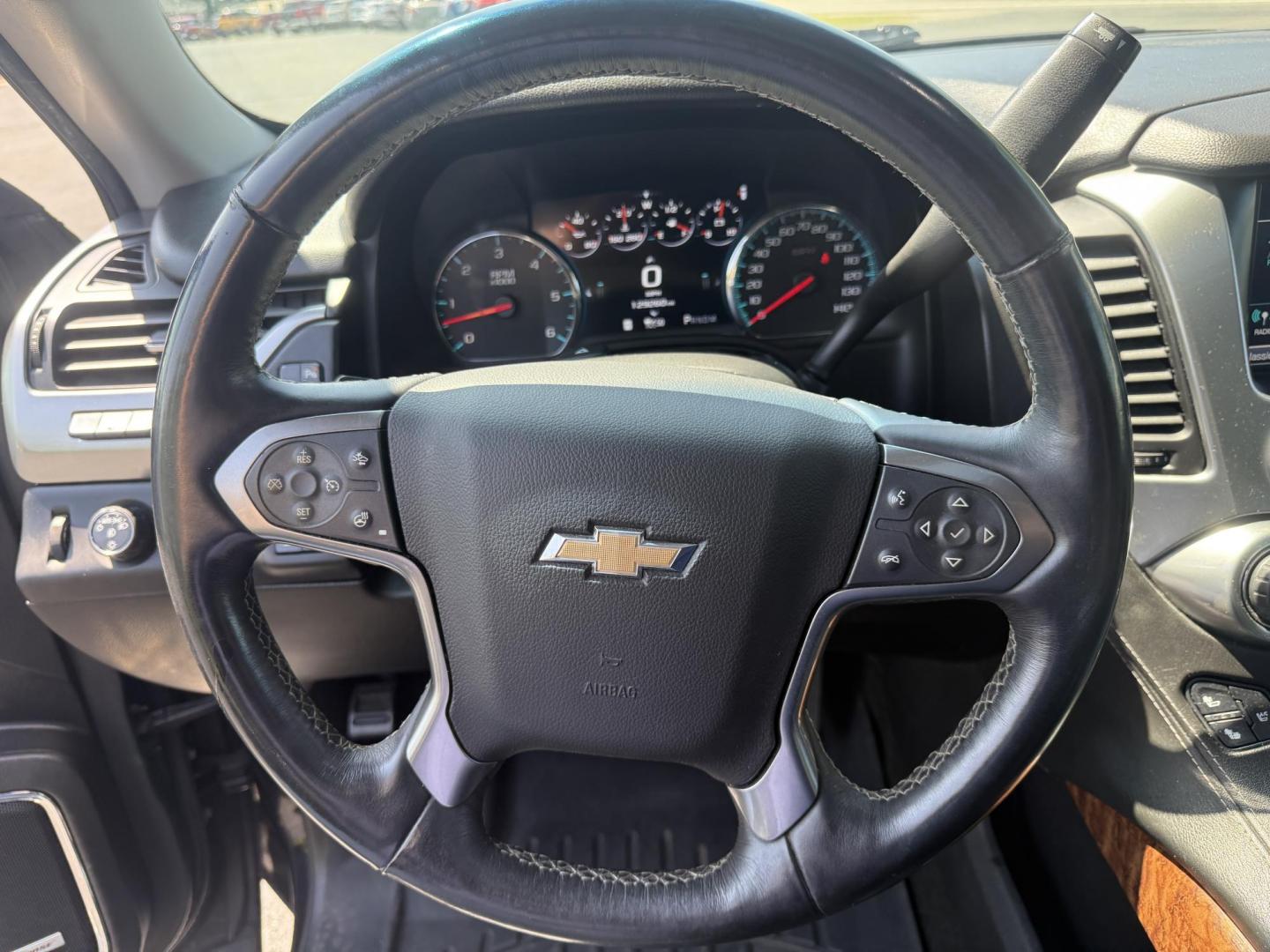 2016 Black /Black Chevrolet Suburban LTZ 4WD (1GNSKJKC6GR) with an 5.3L V8 OHV 16V engine, 6A transmission, located at 11115 Chardon Rd. , Chardon, OH, 44024, (440) 214-9705, 41.580246, -81.241943 - This 2016 Chevrolet Suburban LTZ 4WD is a full-size SUV powered by a 5.3L EcoTec3 V8 engine paired with a 6-speed automatic transmission and 3.42 rear axle gearing, offering an 8,000-pound towing capacity. It features a luxurious leather interior with heated and cooled front seats, heated second-row - Photo#19