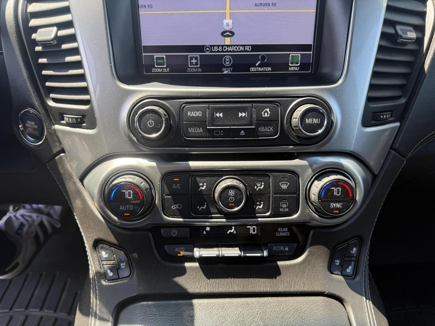 2016 Black /Black Chevrolet Suburban LTZ 4WD (1GNSKJKC6GR) with an 5.3L V8 OHV 16V engine, 6A transmission, located at 11115 Chardon Rd. , Chardon, OH, 44024, (440) 214-9705, 41.580246, -81.241943 - This 2016 Chevrolet Suburban LTZ 4WD is a full-size SUV powered by a 5.3L EcoTec3 V8 engine paired with a 6-speed automatic transmission and 3.42 rear axle gearing, offering an 8,000-pound towing capacity. It features a luxurious leather interior with heated and cooled front seats, heated second-row - Photo#23
