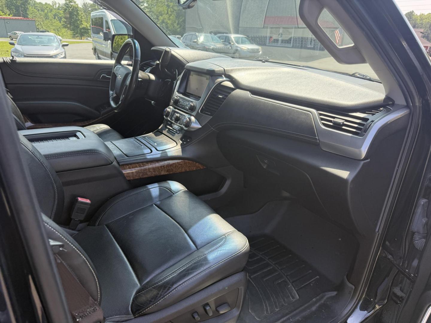 2016 Black /Black Chevrolet Suburban LTZ 4WD (1GNSKJKC6GR) with an 5.3L V8 OHV 16V engine, 6A transmission, located at 11115 Chardon Rd. , Chardon, OH, 44024, (440) 214-9705, 41.580246, -81.241943 - This 2016 Chevrolet Suburban LTZ 4WD is a full-size SUV powered by a 5.3L EcoTec3 V8 engine paired with a 6-speed automatic transmission and 3.42 rear axle gearing, offering an 8,000-pound towing capacity. It features a luxurious leather interior with heated and cooled front seats, heated second-row - Photo#41