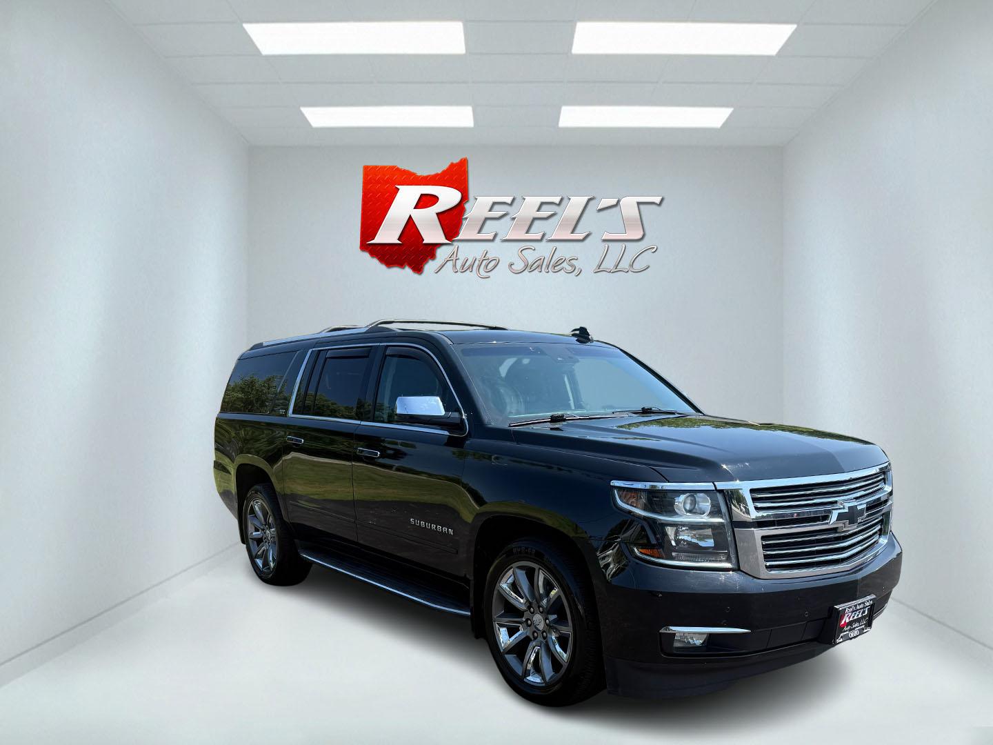 2016 Black /Black Chevrolet Suburban LTZ 4WD (1GNSKJKC6GR) with an 5.3L V8 OHV 16V engine, 6A transmission, located at 11115 Chardon Rd. , Chardon, OH, 44024, (440) 214-9705, 41.580246, -81.241943 - This 2016 Chevrolet Suburban LTZ 4WD is a full-size SUV powered by a 5.3L EcoTec3 V8 engine paired with a 6-speed automatic transmission and 3.42 rear axle gearing, offering an 8,000-pound towing capacity. It features a luxurious leather interior with heated and cooled front seats, heated second-row - Photo#2