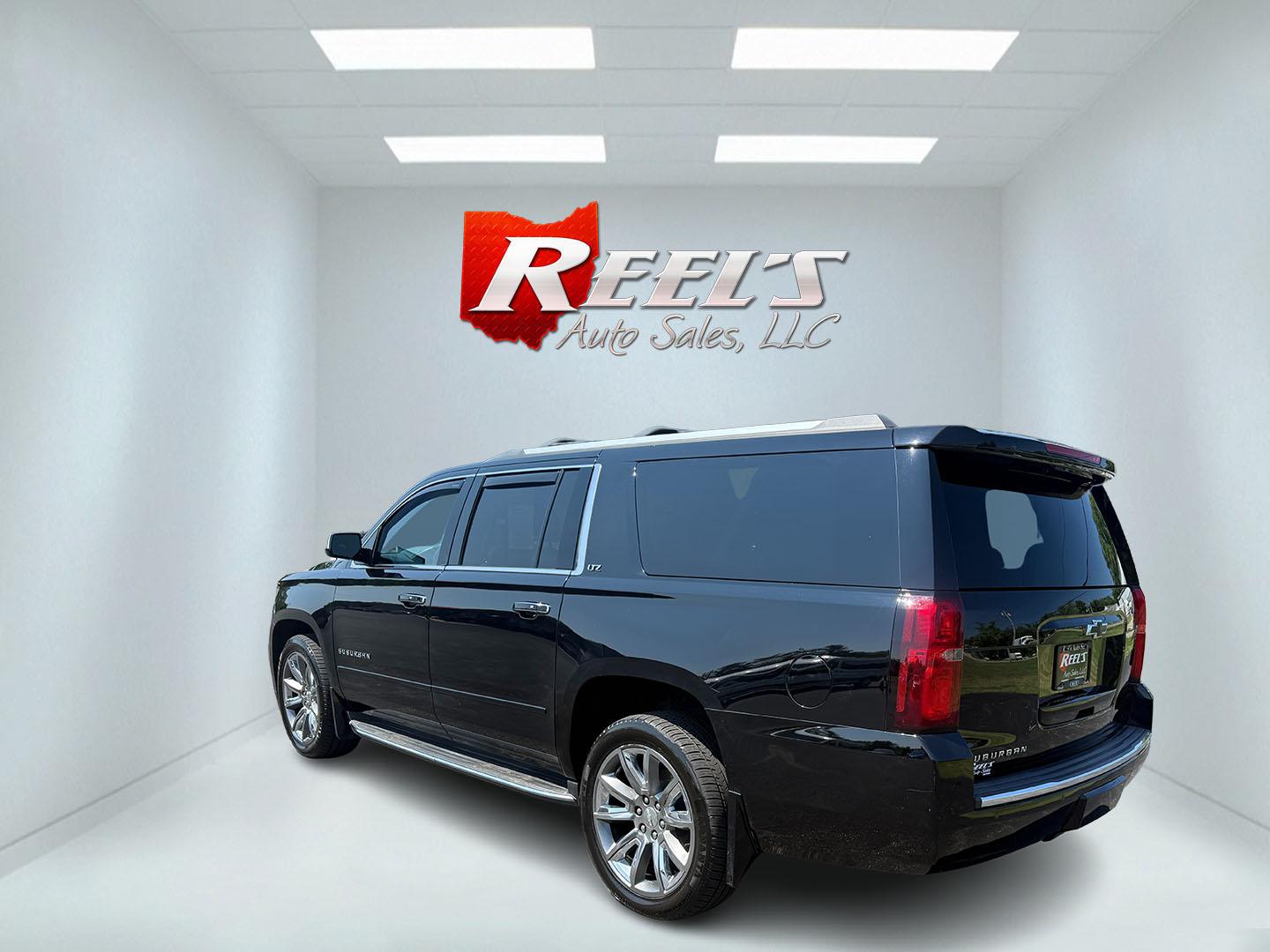2016 Black /Black Chevrolet Suburban LTZ 4WD (1GNSKJKC6GR) with an 5.3L V8 OHV 16V engine, 6A transmission, located at 11115 Chardon Rd. , Chardon, OH, 44024, (440) 214-9705, 41.580246, -81.241943 - This 2016 Chevrolet Suburban LTZ 4WD is a full-size SUV powered by a 5.3L EcoTec3 V8 engine paired with a 6-speed automatic transmission and 3.42 rear axle gearing, offering an 8,000-pound towing capacity. It features a luxurious leather interior with heated and cooled front seats, heated second-row - Photo#51