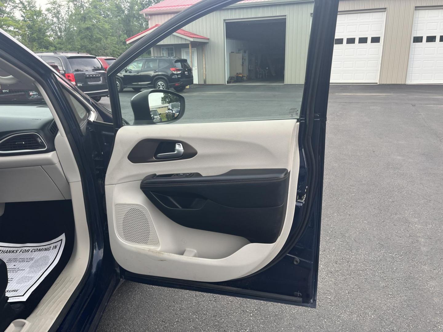 2017 Blue /Black Chrysler Pacifica Touring (2C4RC1DG8HR) with an 3.6L V6 DOHC 24V engine, 9A transmission, located at 547 E. Main St., Orwell, OH, 44076, (440) 437-5893, 41.535435, -80.847855 - This 2017 Chrysler Pacifica Touring is a versatile minivan powered by a 3.6-liter Pentastar V6 engine paired with a 9-speed automatic transmission, offering an impressive 28 MPG on the highway. It features a range of convenient amenities including a power driver’s seat, power liftgate, an 8.4-inch - Photo#24