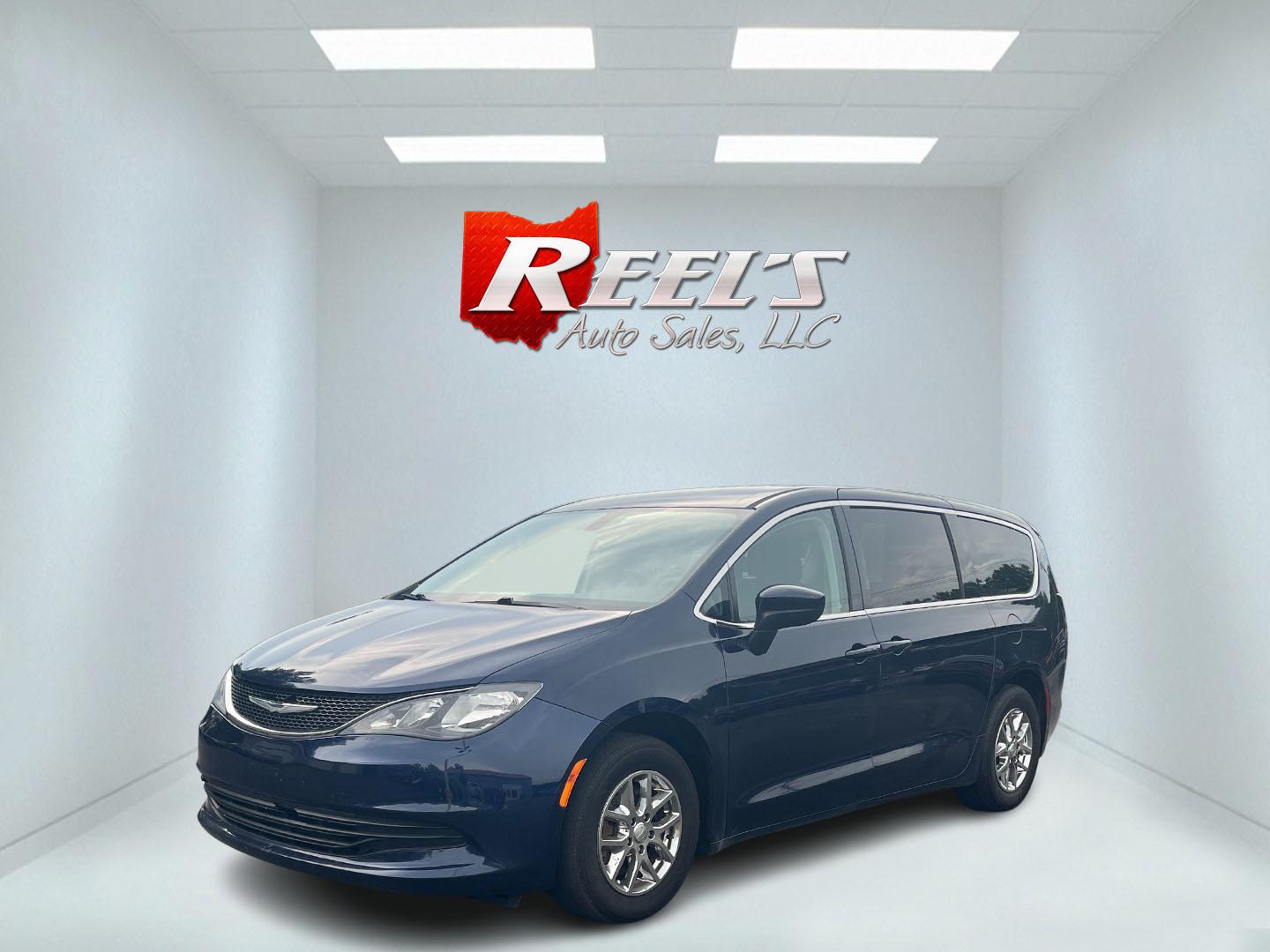 2017 Blue /Black Chrysler Pacifica Touring (2C4RC1DG8HR) with an 3.6L V6 DOHC 24V engine, 9A transmission, located at 547 E. Main St., Orwell, OH, 44076, (440) 437-5893, 41.535435, -80.847855 - This 2017 Chrysler Pacifica Touring is a versatile minivan powered by a 3.6-liter Pentastar V6 engine paired with a 9-speed automatic transmission, offering an impressive 28 MPG on the highway. It features a range of convenient amenities including a power driver’s seat, power liftgate, an 8.4-inch - Photo#30