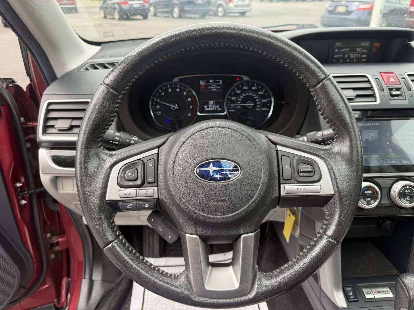 2018 Red /Gray Subaru Forester 2.5i Limited (JF2SJAJC5JH) with an 2.5L H4 DOHC 16V engine, Automatic transmission, located at 547 E. Main St., Orwell, OH, 44076, (440) 437-5893, 41.535435, -80.847855 - This 2018 Subaru Forester 2.5i Limited is a well-equipped compact SUV featuring a 2.5L H4 engine, leather interior, power driver's seat, heated front seats, and a 7.0" touchscreen infotainment system with a backup camera. It offers convenience and safety features like a power liftgate, blind spot mo - Photo#22