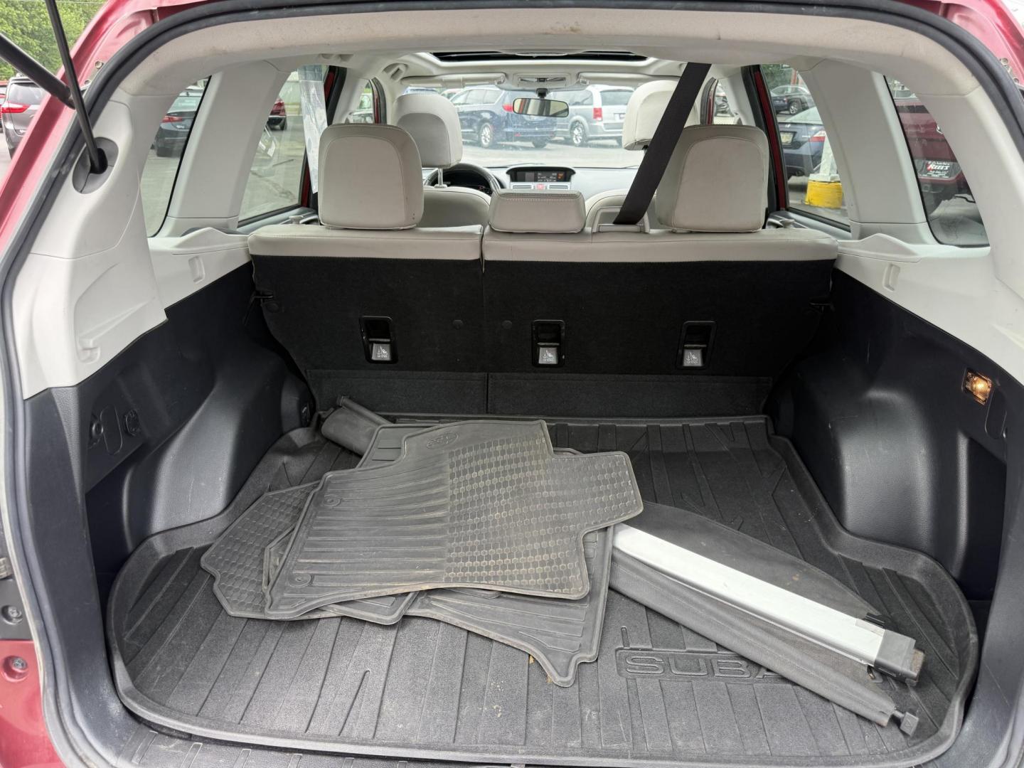 2018 Red /Gray Subaru Forester 2.5i Limited (JF2SJAJC5JH) with an 2.5L H4 DOHC 16V engine, Automatic transmission, located at 547 E. Main St., Orwell, OH, 44076, (440) 437-5893, 41.535435, -80.847855 - This 2018 Subaru Forester 2.5i Limited is a well-equipped compact SUV featuring a 2.5L H4 engine, leather interior, power driver's seat, heated front seats, and a 7.0" touchscreen infotainment system with a backup camera. It offers convenience and safety features like a power liftgate, blind spot mo - Photo#33