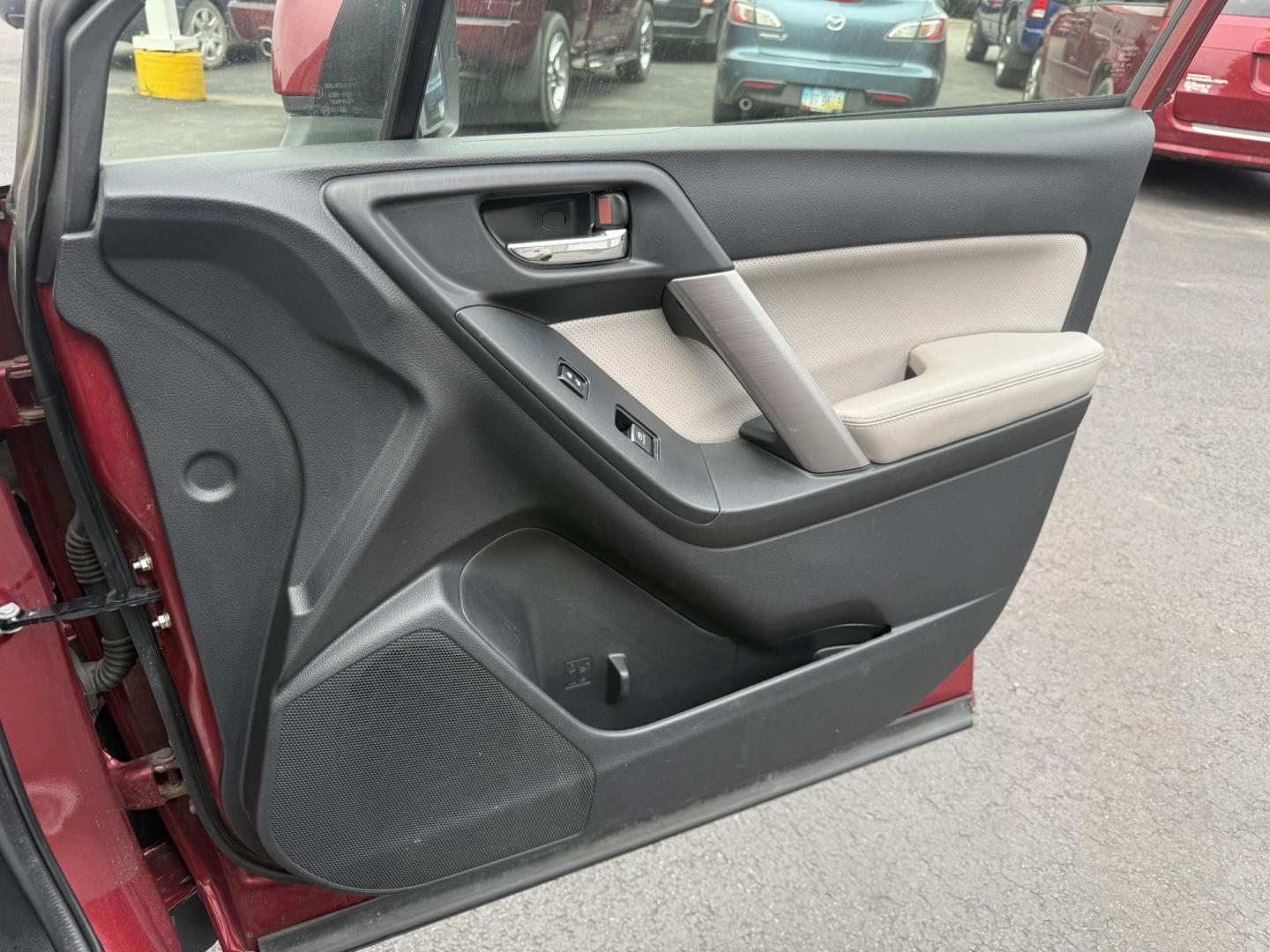 2018 Red /Gray Subaru Forester 2.5i Limited (JF2SJAJC5JH) with an 2.5L H4 DOHC 16V engine, Automatic transmission, located at 547 E. Main St., Orwell, OH, 44076, (440) 437-5893, 41.535435, -80.847855 - This 2018 Subaru Forester 2.5i Limited is a well-equipped compact SUV featuring a 2.5L H4 engine, leather interior, power driver's seat, heated front seats, and a 7.0" touchscreen infotainment system with a backup camera. It offers convenience and safety features like a power liftgate, blind spot mo - Photo#40