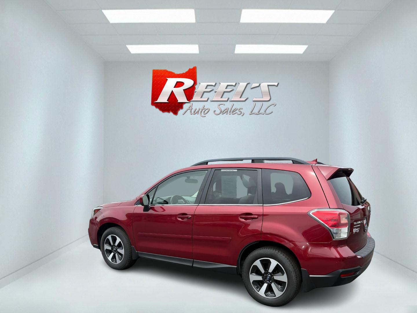 2018 Red /Gray Subaru Forester 2.5i Limited (JF2SJAJC5JH) with an 2.5L H4 DOHC 16V engine, Automatic transmission, located at 547 E. Main St., Orwell, OH, 44076, (440) 437-5893, 41.535435, -80.847855 - This 2018 Subaru Forester 2.5i Limited is a well-equipped compact SUV featuring a 2.5L H4 engine, leather interior, power driver's seat, heated front seats, and a 7.0" touchscreen infotainment system with a backup camera. It offers convenience and safety features like a power liftgate, blind spot mo - Photo#39