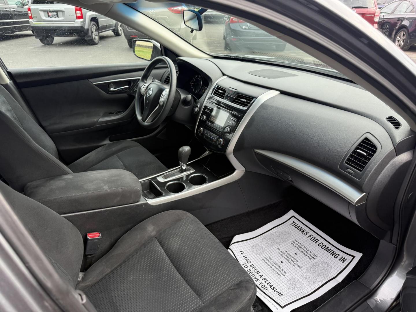 2014 Gray /Black Nissan Altima 2.5 S (1N4AL3AP6EN) with an 2.5L I4 DOHC 16V engine, Automatic transmission, located at 547 E. Main St., Orwell, OH, 44076, (440) 437-5893, 41.535435, -80.847855 - This 2014 Nissan Altima 2.5 S is a midsize sedan equipped with a fuel-efficient 2.5L I4 engine, offering ECO and Sport driving modes and achieving up to 37 MPG on the highway. It features a power driver's seat, a 5.0" center screen, and a backup camera, providing a comfortable and practical driving - Photo#31