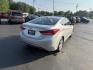 2013 Silver /Gray Hyundai Elantra GLS (5NPDH4AEXDH) with an 1.8L I4 DOHC 16V engine, 6-Speed Automatic transmission, located at 547 E. Main St., Orwell, OH, 44076, (440) 437-5893, 41.535435, -80.847855 - This One Owner Low Miles 2013 Hyundai Elantra GLS is a compact sedan powered by a 1.8L I4 GDI engine paired with a 6-speed automatic transmission, delivering an impressive 38 MPG on the highway. It features heated front seats and a USB audio input for added comfort and convenience, making it an econ - Photo#7