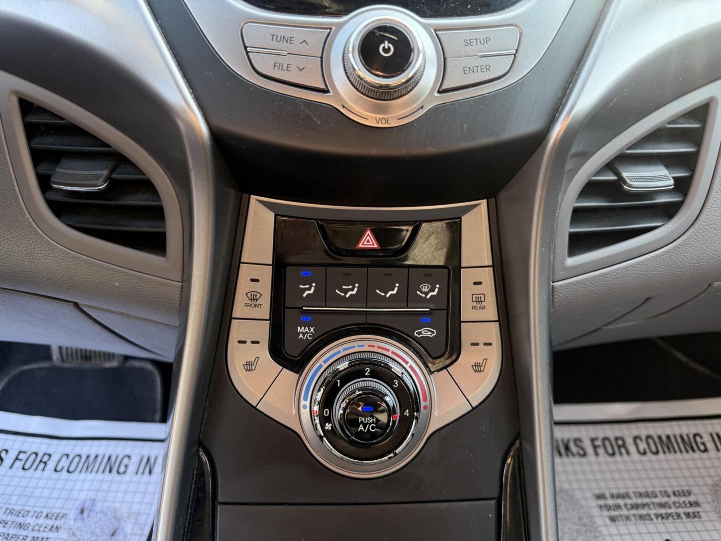 2013 Silver /Gray Hyundai Elantra GLS (5NPDH4AEXDH) with an 1.8L I4 DOHC 16V engine, 6-Speed Automatic transmission, located at 547 E. Main St., Orwell, OH, 44076, (440) 437-5893, 41.535435, -80.847855 - This One Owner Low Miles 2013 Hyundai Elantra GLS is a compact sedan powered by a 1.8L I4 GDI engine paired with a 6-speed automatic transmission, delivering an impressive 38 MPG on the highway. It features heated front seats and a USB audio input for added comfort and convenience, making it an econ - Photo#23