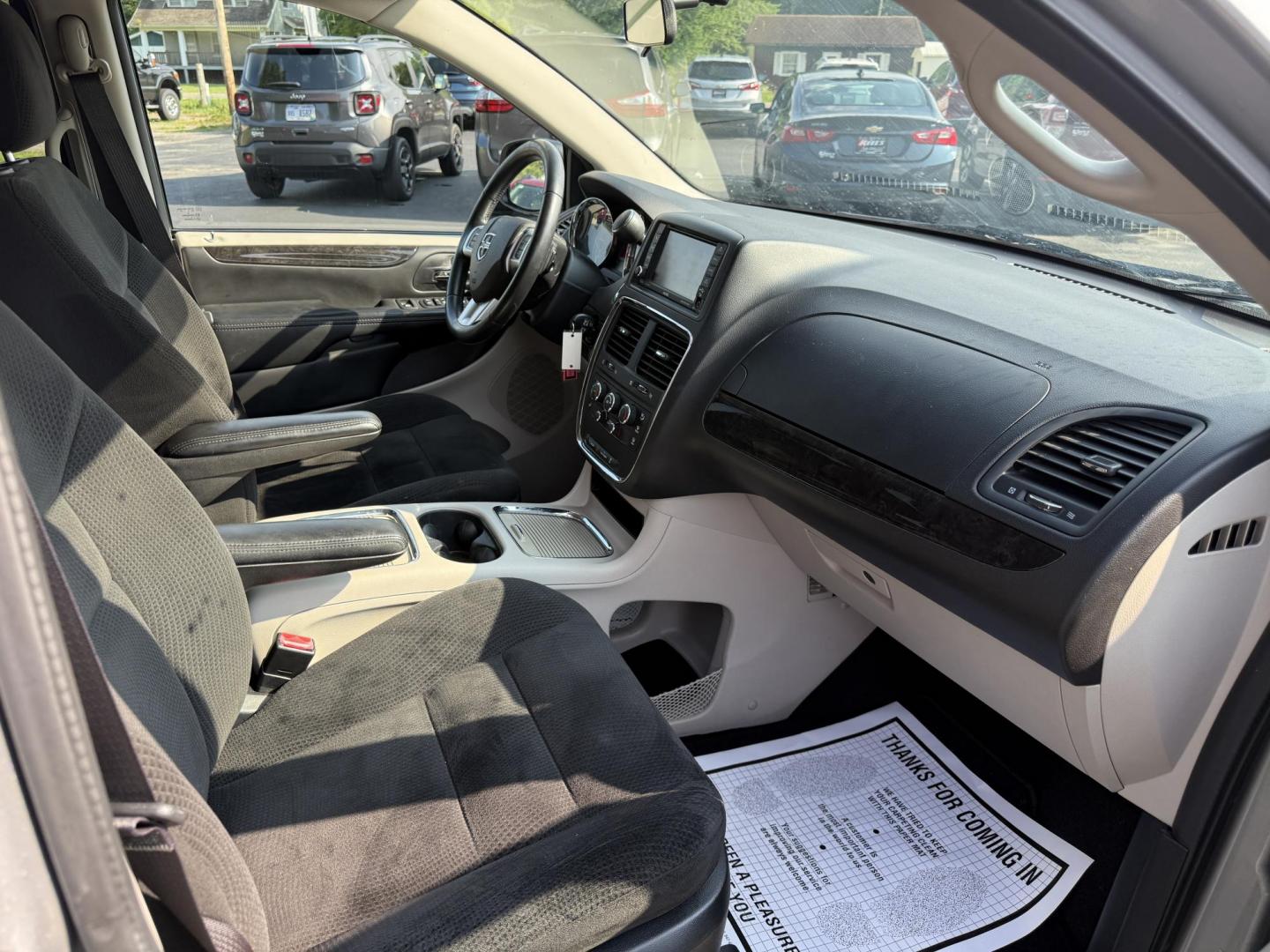 2016 Silver /Black Dodge Grand Caravan SXT (2C4RDGCG6GR) with an 3.6L V6 DOHC 24V FFV engine, 6A transmission, located at 547 E. Main St., Orwell, OH, 44076, (440) 437-5893, 41.535435, -80.847855 - Photo#37