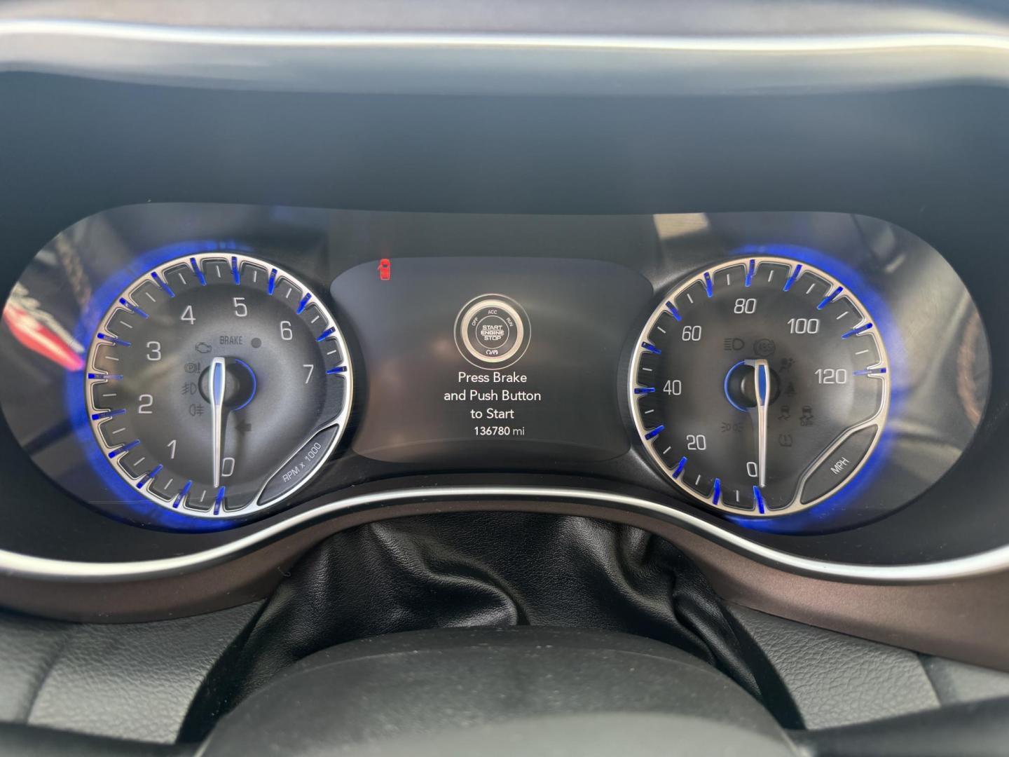 2018 Blue /Tan Chrysler Pacifica Touring-L Plus (2C4RC1EG9JR) with an 3.6L V6 DOHC 24V engine, 9A transmission, located at 547 E. Main St., Orwell, OH, 44076, (440) 437-5893, 41.535435, -80.847855 - Photo#21