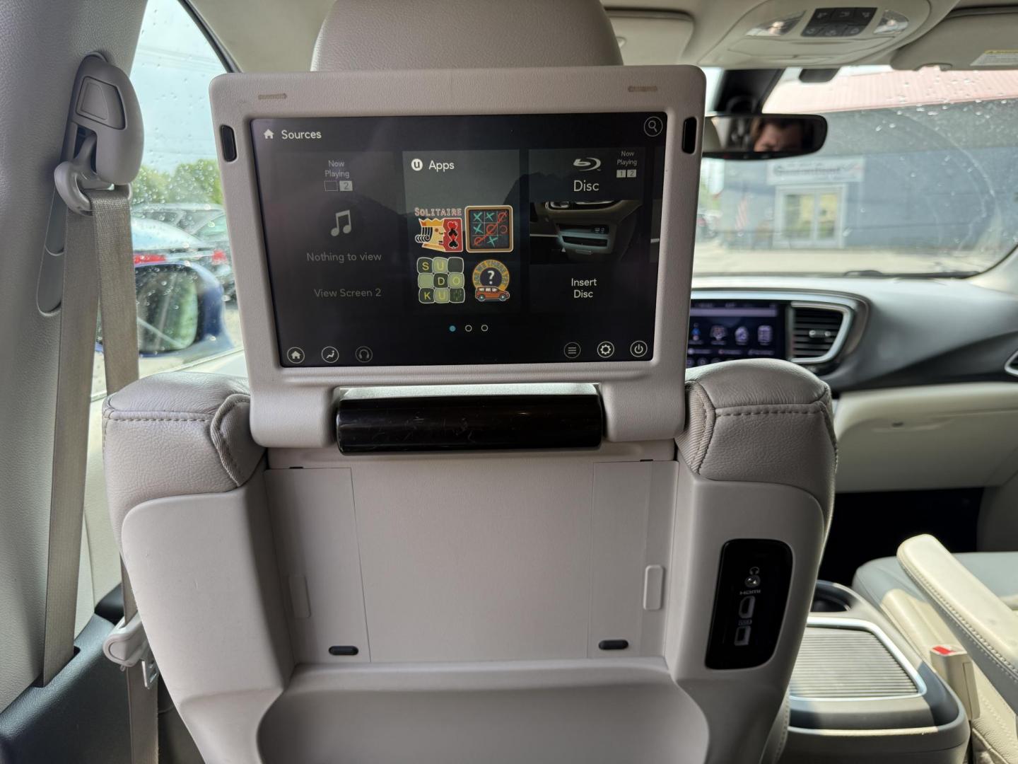 2018 Blue /Tan Chrysler Pacifica Touring-L Plus (2C4RC1EG9JR) with an 3.6L V6 DOHC 24V engine, 9A transmission, located at 547 E. Main St., Orwell, OH, 44076, (440) 437-5893, 41.535435, -80.847855 - Photo#37
