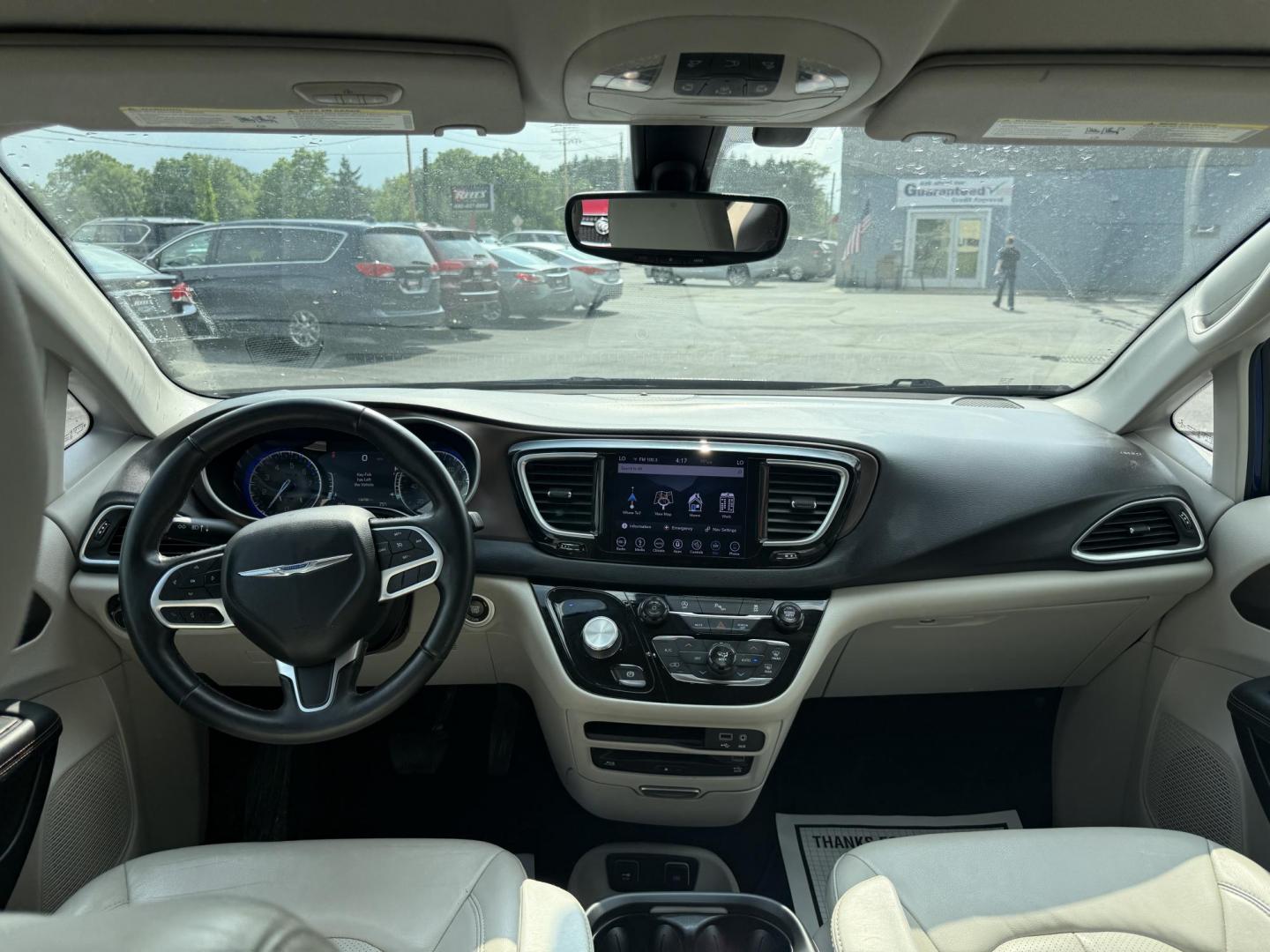 2018 Blue /Tan Chrysler Pacifica Touring-L Plus (2C4RC1EG9JR) with an 3.6L V6 DOHC 24V engine, 9A transmission, located at 547 E. Main St., Orwell, OH, 44076, (440) 437-5893, 41.535435, -80.847855 - Photo#40