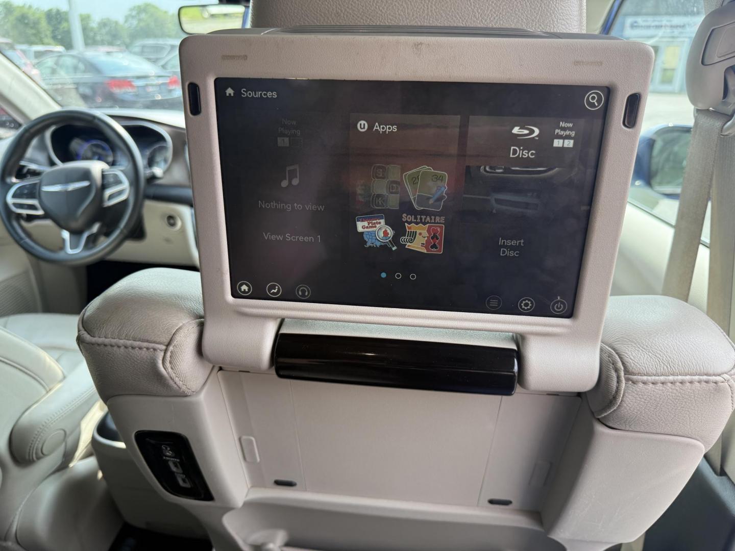 2018 Blue /Tan Chrysler Pacifica Touring-L Plus (2C4RC1EG9JR) with an 3.6L V6 DOHC 24V engine, 9A transmission, located at 547 E. Main St., Orwell, OH, 44076, (440) 437-5893, 41.535435, -80.847855 - Photo#45