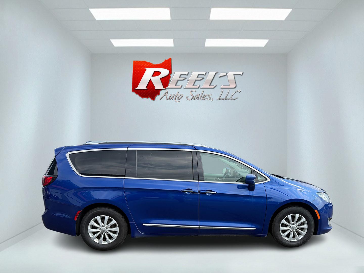 2018 Blue /Tan Chrysler Pacifica Touring-L Plus (2C4RC1EG9JR) with an 3.6L V6 DOHC 24V engine, 9A transmission, located at 547 E. Main St., Orwell, OH, 44076, (440) 437-5893, 41.535435, -80.847855 - Photo#49
