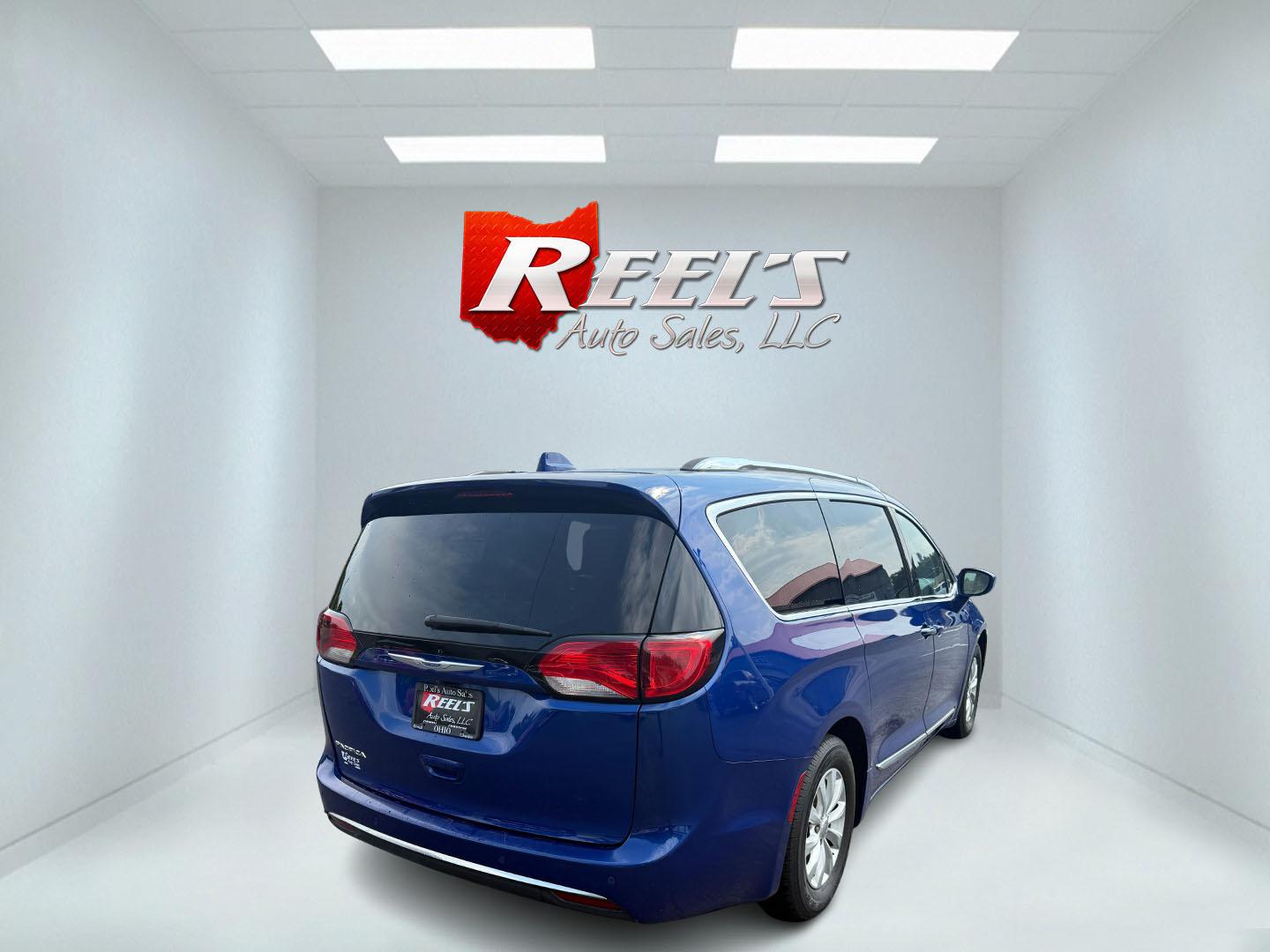 2018 Blue /Tan Chrysler Pacifica Touring-L Plus (2C4RC1EG9JR) with an 3.6L V6 DOHC 24V engine, 9A transmission, located at 547 E. Main St., Orwell, OH, 44076, (440) 437-5893, 41.535435, -80.847855 - Photo#50