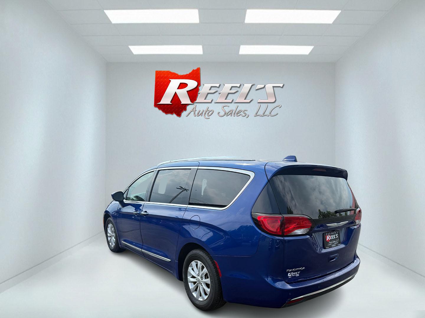 2018 Blue /Tan Chrysler Pacifica Touring-L Plus (2C4RC1EG9JR) with an 3.6L V6 DOHC 24V engine, 9A transmission, located at 547 E. Main St., Orwell, OH, 44076, (440) 437-5893, 41.535435, -80.847855 - Photo#52