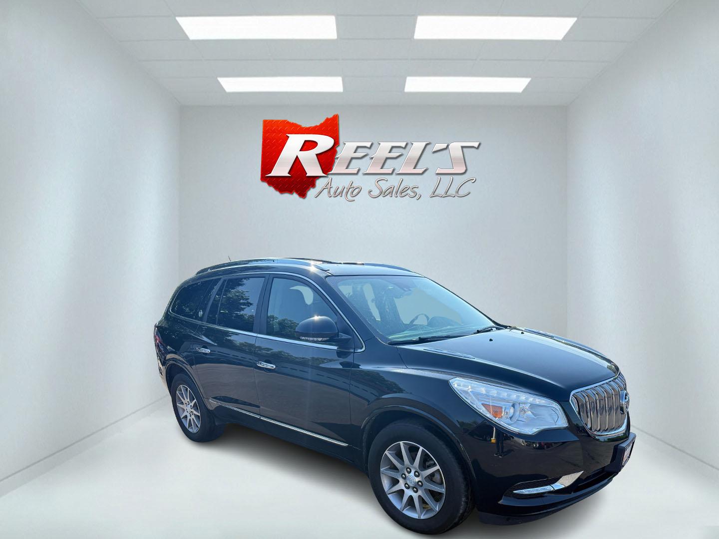 2017 Black /Black Buick Enclave Leather AWD (5GAKVBKD8HJ) with an 3.6L V6 DOHC 24V engine, 6A transmission, located at 547 E. Main St., Orwell, OH, 44076, (440) 437-5893, 41.535435, -80.847855 - Photo#2