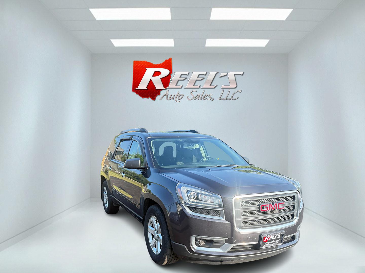 2016 Gray /Black GMC Acadia SLE-1 AWD (1GKKVNED3GJ) with an 3.6L V6 DOHC 24V engine, 6A transmission, located at 11115 Chardon Rd. , Chardon, OH, 44024, (440) 214-9705, 41.580246, -81.241943 - FRESH TRADE ALERT ---- This 2016 GMC Acadia SLE-1 AWD is a versatile midsize SUV powered by a 3.6-liter V6 engine paired with a 6-speed automatic transmission, offering reliable performance and all-weather capability. It features daytime running lights, dusk sensing headlights, and a backup camera f - Photo#1