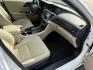 2014 White /Tan Honda Accord EX-L V6 Sedan AT (1HGCR3F8XEA) with an 3.5L V6 SOHC 24V engine, 6-Speed Automatic transmission, located at 547 E. Main St., Orwell, OH, 44076, (440) 437-5893, 41.535435, -80.847855 - This 2014 Honda Accord EX-L is a well-appointed midsize sedan powered by a 3.5-liter V6 engine paired with a 6-speed automatic transmission, achieving a quick 0-60 mph time of 5.6 seconds. It features a luxurious leather interior, dual-zone automatic climate control, and a premium 360-watt audio s - Photo#42