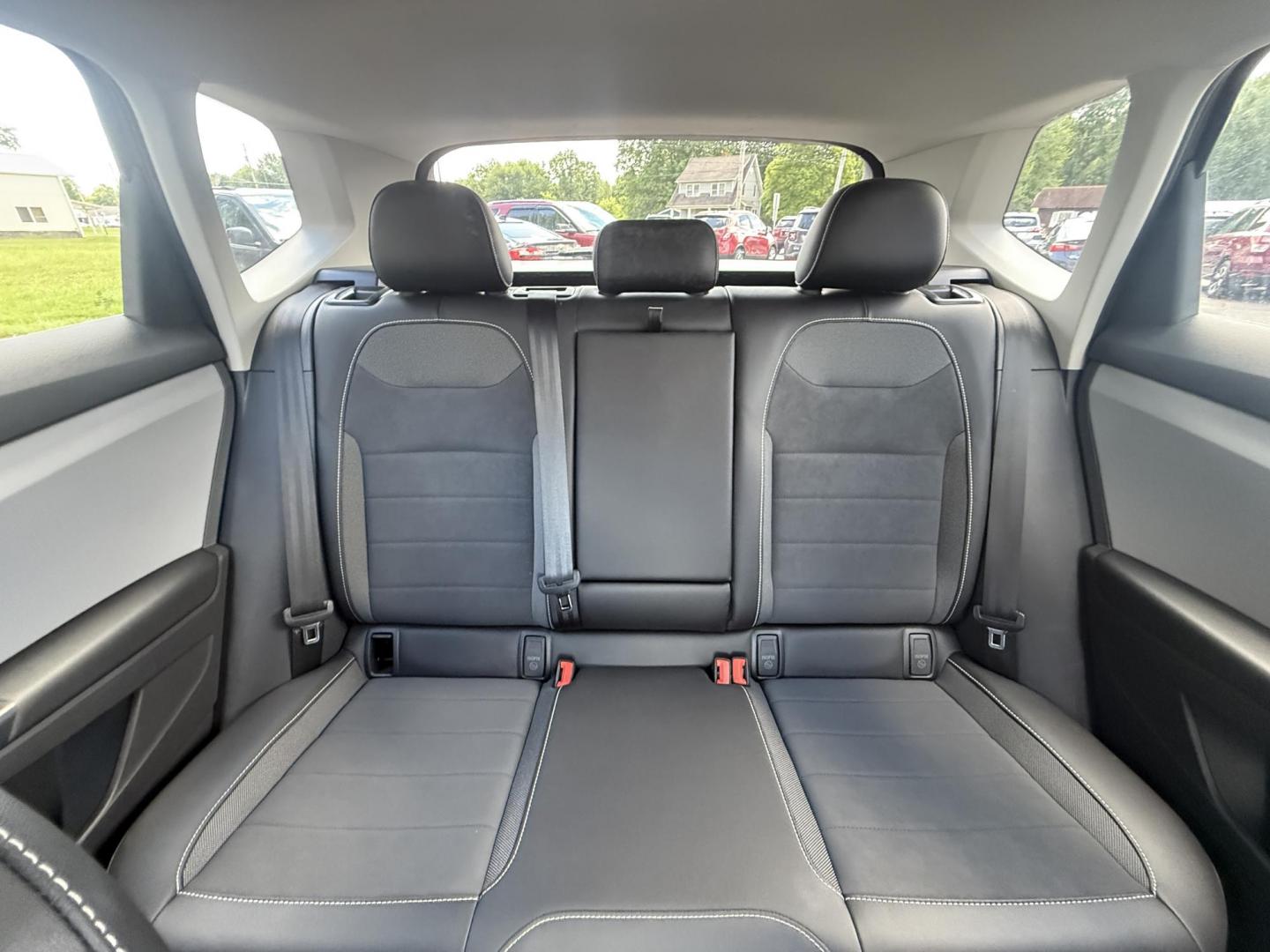 2022 Black /Black Volkswagen Taos SE 4Motion (3VVWX7B23NM) with an 1.5L I4 SFI DOHC 16V Turbo engine, 7 Speed Automatic transmission, located at 547 E. Main St., Orwell, OH, 44076, (440) 437-5893, 41.535435, -80.847855 - This 2022 Volkswagen Taos SE 4Motion features a turbocharged 1.5-liter I4 engine paired with a 7-speed automatic transmission, delivering an estimated 32 MPG highway, with advanced all-wheel-drive capabilities. It offers heated front seats, an 8.0-inch touchscreen with Apple CarPlay and Android Auto - Photo#32