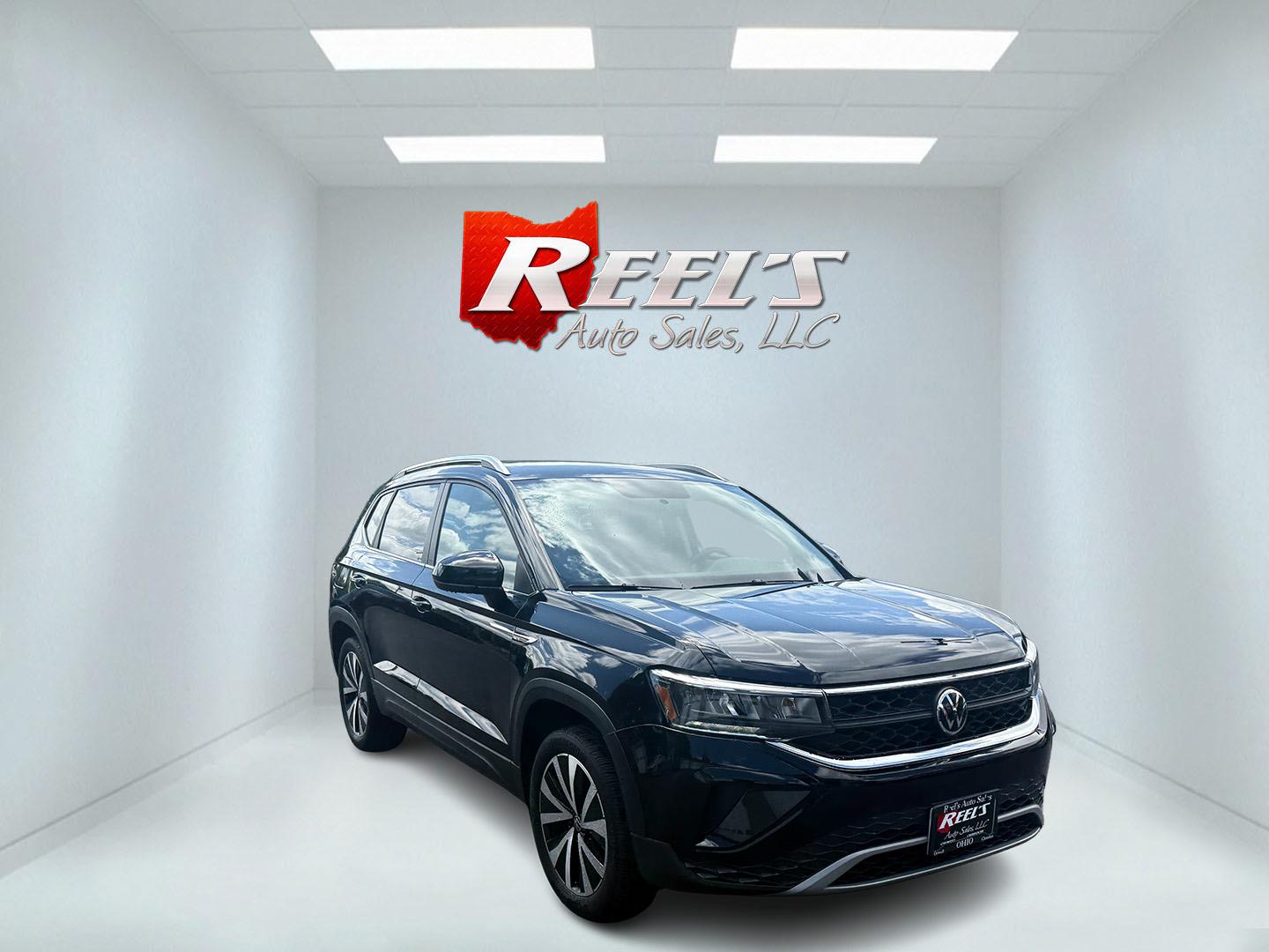 2022 Black /Black Volkswagen Taos SE 4Motion (3VVWX7B23NM) with an 1.5L I4 SFI DOHC 16V Turbo engine, 7 Speed Automatic transmission, located at 547 E. Main St., Orwell, OH, 44076, (440) 437-5893, 41.535435, -80.847855 - This 2022 Volkswagen Taos SE 4Motion features a turbocharged 1.5-liter I4 engine paired with a 7-speed automatic transmission, delivering an estimated 32 MPG highway, with advanced all-wheel-drive capabilities. It offers heated front seats, an 8.0-inch touchscreen with Apple CarPlay and Android Auto - Photo#2