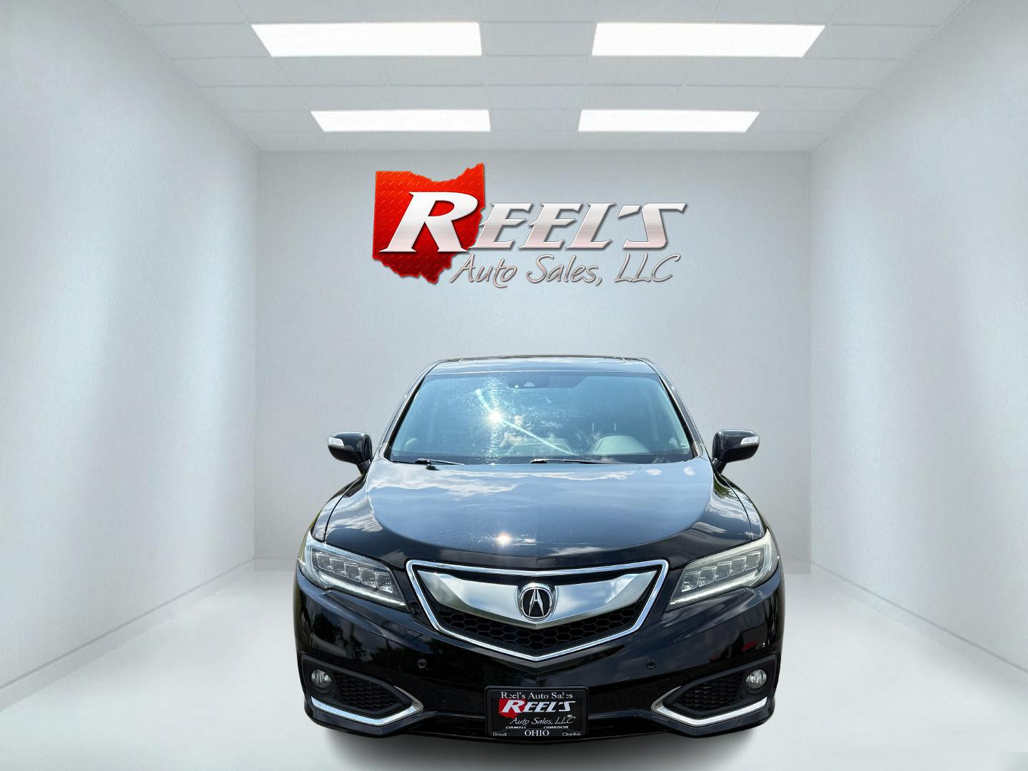 2016 Black /Black Acura RDX 6-Spd AT AWD w/Advance Package (5J8TB4H70GL) with an 3.5L V6 SOHC 24V engine, 6-Speed Automatic transmission, located at 547 E. Main St., Orwell, OH, 44076, (440) 437-5893, 41.535435, -80.847855 - This One Owner 2016 Acura RDX with the Advance Package AWD combines luxury, performance, and advanced technology, powered by a 3.5-liter V6 engine paired with a 6-speed automatic transmission, achieving 0-60 mph in approximately 6.2 seconds. It features a premium leather interior, dual-zone automati - Photo#1