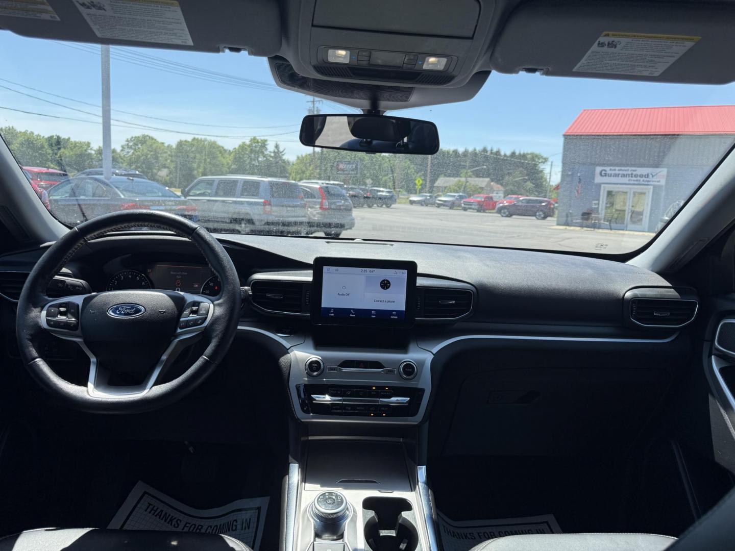 2022 Red /Black Ford Explorer XLT AWD (1FMSK8DHXNG) with an 2.3L I4 DOHC 16V engine, 10A transmission, located at 547 E. Main St., Orwell, OH, 44076, (440) 437-5893, 41.535435, -80.847855 - Photo#32