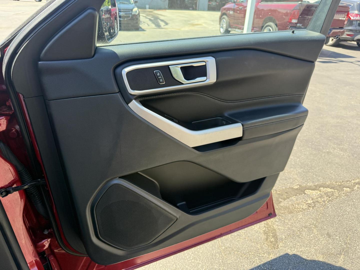 2022 Red /Black Ford Explorer XLT AWD (1FMSK8DHXNG) with an 2.3L I4 DOHC 16V engine, 10A transmission, located at 547 E. Main St., Orwell, OH, 44076, (440) 437-5893, 41.535435, -80.847855 - Photo#42