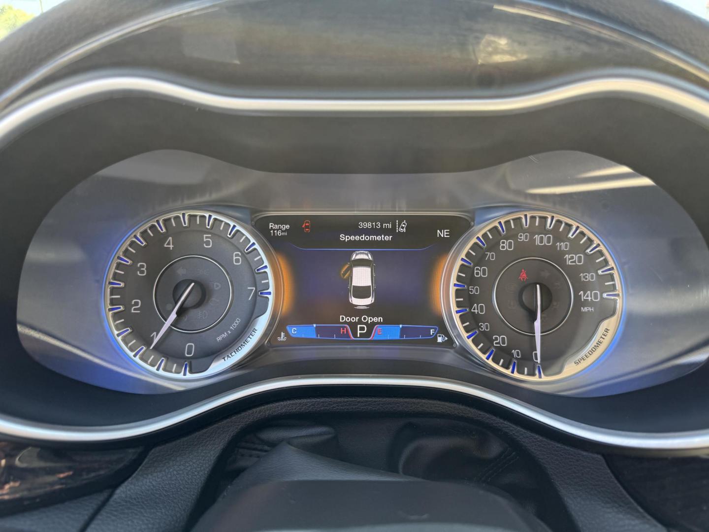 2015 Blue /White Chrysler 200 C (1C3CCCCG2FN) with an 3.6L V6 DOHC 24V engine, 9-Speed Automatic transmission, located at 547 E. Main St., Orwell, OH, 44076, (440) 437-5893, 41.535435, -80.847855 - This 2015 Chrysler 200 C with the 3.6 Pentastar V6 engine offers a compelling blend of performance, comfort, and advanced features, including a 9-speed automatic transmission, leather interior, power front seats, and an 8.4" touchscreen with navigation. It boasts impressive safety and convenience te - Photo#22