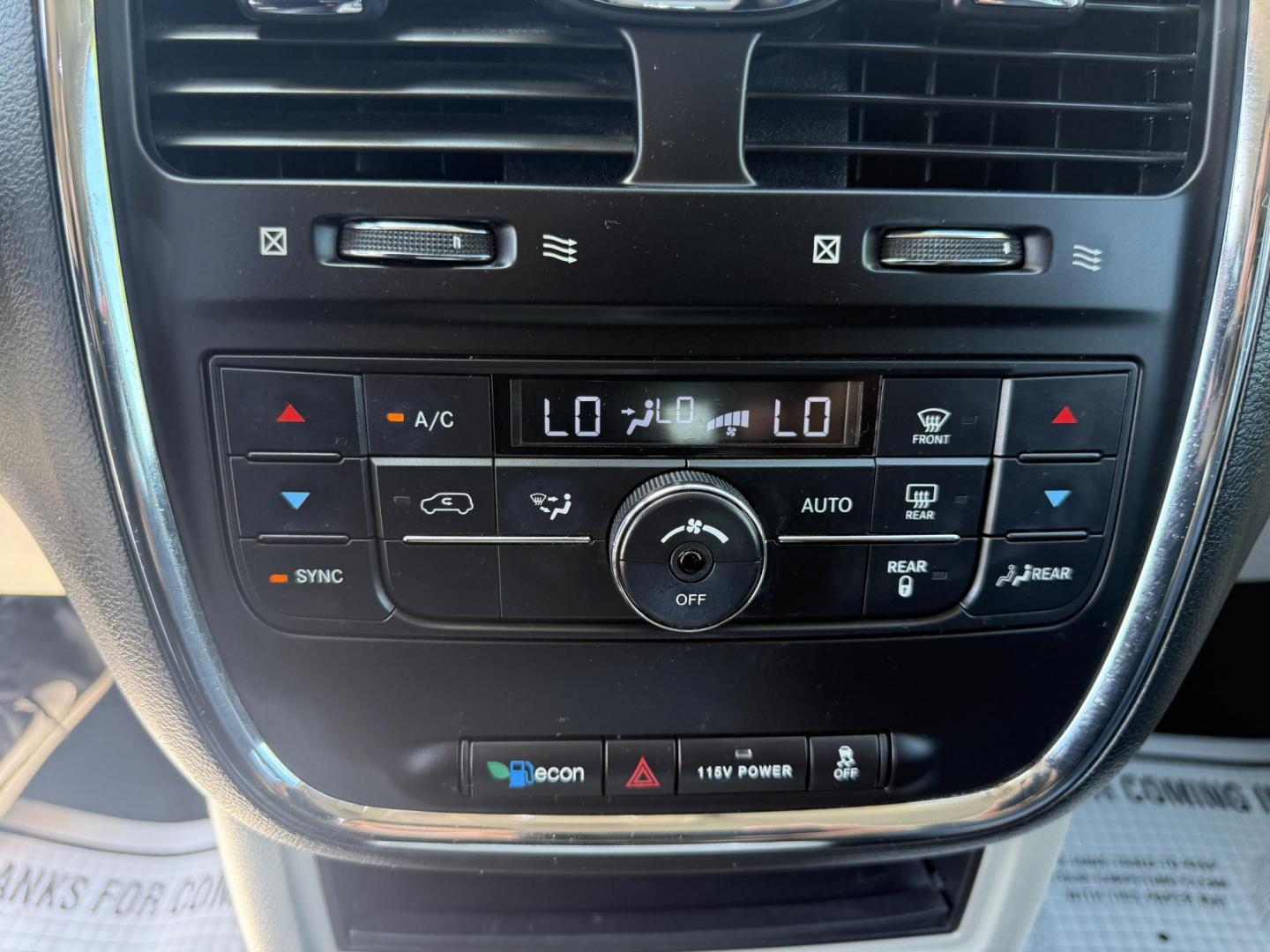 2014 Black /Black Chrysler Town & Country Touring-L (2C4RC1CG9ER) with an 3.6L V6 DOHC 24V FFV engine, 6-Speed Automatic transmission, located at 547 E. Main St., Orwell, OH, 44076, (440) 437-5893, 41.535435, -80.847855 - Photo#26