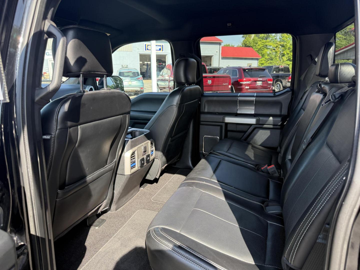 2018 Black /Black Ford F-150 Lariat SuperCrew 5.5-ft. 4WD (1FTEW1E54JF) with an 5.0L V8 OHV 32V FFV engine, 10 Speed Auto transmission, located at 11115 Chardon Rd. , Chardon, OH, 44024, (440) 214-9705, 41.580246, -81.241943 - This 2018 Ford F-150 Lariat Crew Cab 4WD, equipped with the 5.0L Coyote V8 and 10-speed automatic transmission, blends strong performance (395 hp, 400 lb-ft) with luxury features like leather, heated/cooled power seats, dual-zone climate, and advanced tech (Apple CarPlay, Android Auto, navigation). - Photo#38