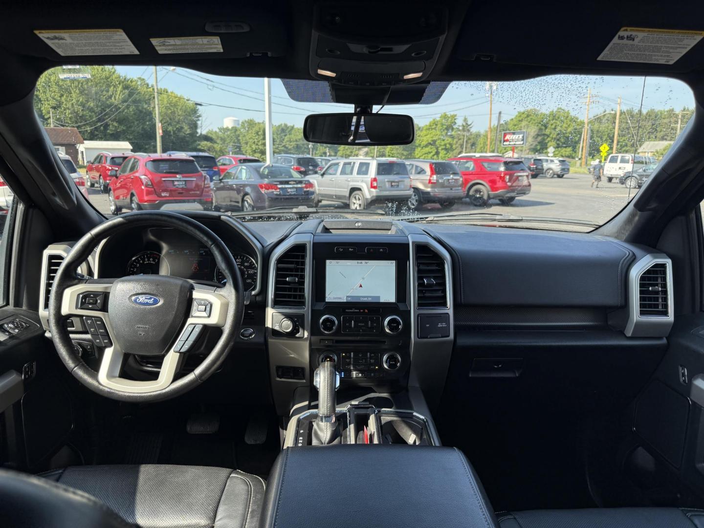 2018 Black /Black Ford F-150 Lariat SuperCrew 5.5-ft. 4WD (1FTEW1E54JF) with an 5.0L V8 OHV 32V FFV engine, 10 Speed Auto transmission, located at 11115 Chardon Rd. , Chardon, OH, 44024, (440) 214-9705, 41.580246, -81.241943 - This 2018 Ford F-150 Lariat Crew Cab 4WD, equipped with the 5.0L Coyote V8 and 10-speed automatic transmission, blends strong performance (395 hp, 400 lb-ft) with luxury features like leather, heated/cooled power seats, dual-zone climate, and advanced tech (Apple CarPlay, Android Auto, navigation). - Photo#41