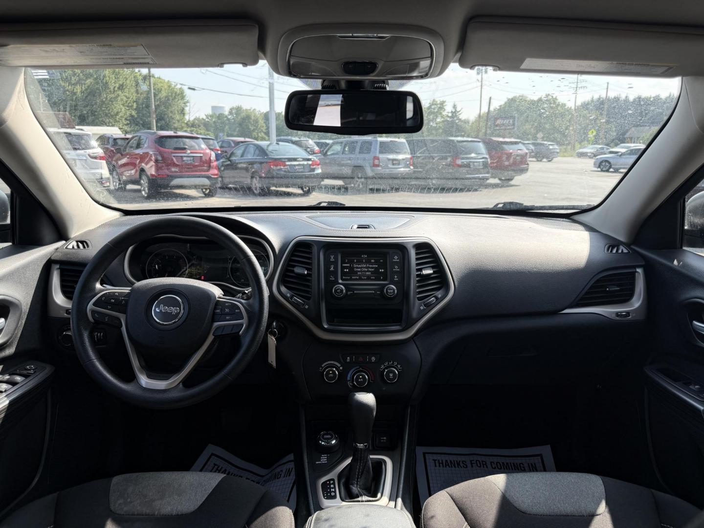 2016 Silver /Black Jeep Cherokee Sport 4WD (1C4PJMAS5GW) with an 3.2L V6 DOHC 24V engine, 9A transmission, located at 547 E. Main St., Orwell, OH, 44076, (440) 437-5893, 41.535435, -80.847855 - Photo#28