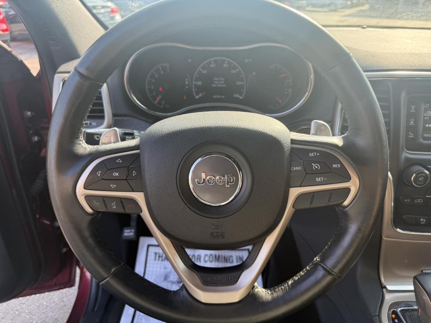 2016 Red /Black Jeep Grand Cherokee Laredo E 4WD (1C4RJFAG4GC) with an 3.6L V6 DOHC 24V engine, 8A transmission, located at 547 E. Main St., Orwell, OH, 44076, (440) 437-5893, 41.535435, -80.847855 - This One Owner 2016 Jeep Grand Cherokee Laredo E 4WD comes equipped with a 3.6L Pentastar V6 engine and an 8-speed automatic transmission, providing a solid balance of power and efficiency. It features a power driver's seat, dual-zone automatic climate control, a 5.0" touchscreen, a 7.0" gauge clust - Photo#21