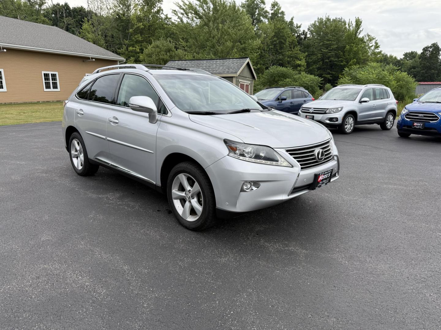 2015 Silver /Black Lexus RX 350 AWD (2T2BK1BA4FC) with an 3.5L V6 DOHC 24V engine, 6-Speed Automatic transmission, located at 11115 Chardon Rd. , Chardon, OH, 44024, (440) 214-9705, 41.580246, -81.241943 - This One Owner 2015 Lexus RX 350 AWD is a luxury midsize SUV powered by a 3.5L 2GR-FE V6 engine with a 6-speed automatic transmission, offering a refined driving experience and reliable performance. It boasts a premium leather interior with heated and cooled front seats, dual-zone automatic climate - Photo#2