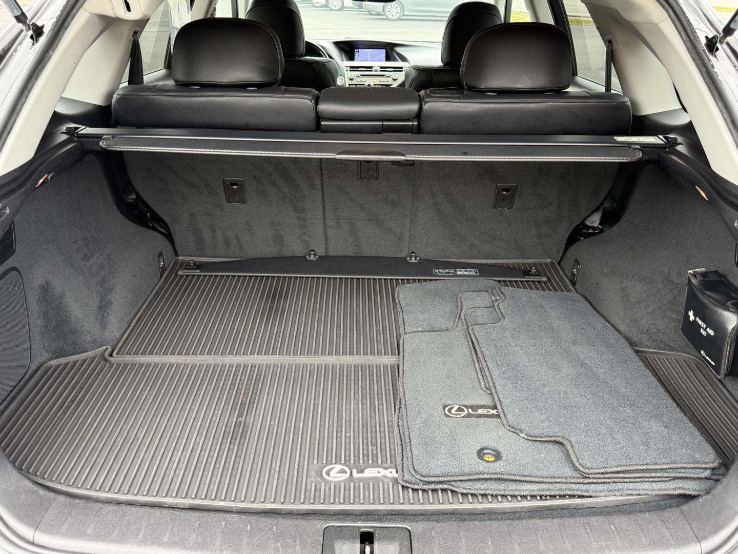 2015 Silver /Black Lexus RX 350 AWD (2T2BK1BA4FC) with an 3.5L V6 DOHC 24V engine, 6-Speed Automatic transmission, located at 11115 Chardon Rd. , Chardon, OH, 44024, (440) 214-9705, 41.580246, -81.241943 - This One Owner 2015 Lexus RX 350 AWD is a luxury midsize SUV powered by a 3.5L 2GR-FE V6 engine with a 6-speed automatic transmission, offering a refined driving experience and reliable performance. It boasts a premium leather interior with heated and cooled front seats, dual-zone automatic climate - Photo#38